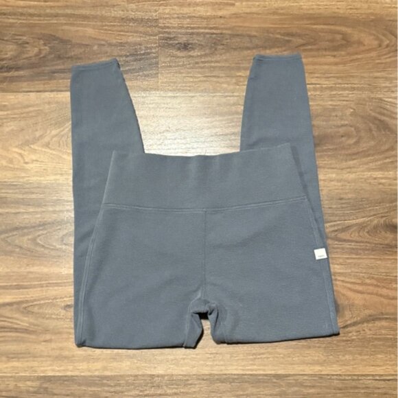 Vuori Bayview Thermal Leggings Womens Medium Gray High Rise Waffle Knit VW465 - Picture 3 of 7